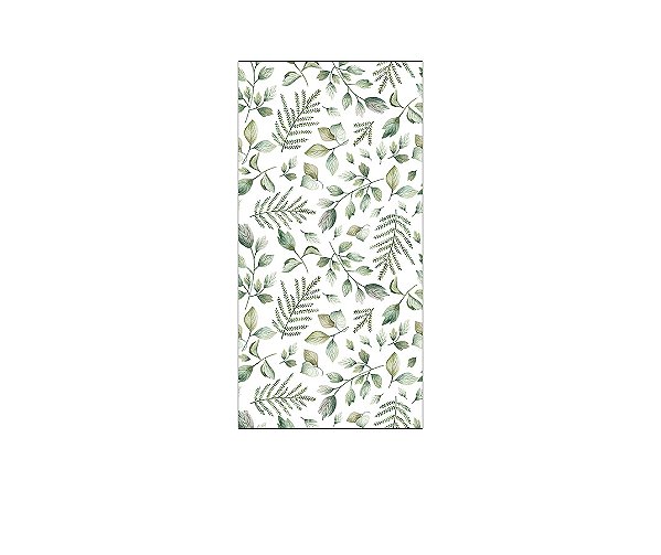 Painel De Festa Vertical 1,00 x 2,00 - Safari Folhas Aquarela 041