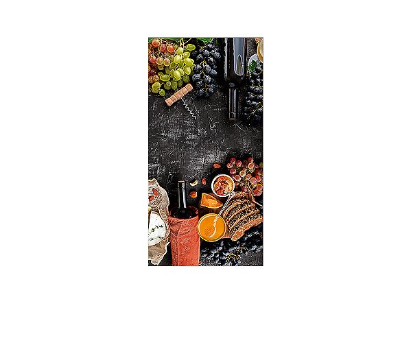 Painel De Festa Vertical 1,00 x 2,00 - Boteco Mesa de Vinhos 010