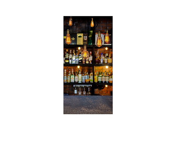 Painel De Festa Vertical 1,00 x 2,00 - Boteco Rústico Bebidas 012
