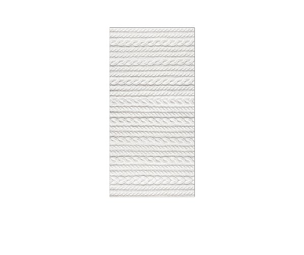Painel De Festa Vertical 1,00 x 2,00 - Efeito Textura Tricô Branco 015