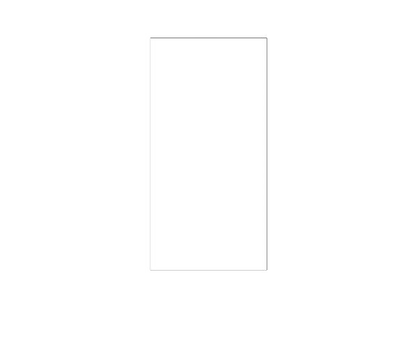 Painel De Festa Vertical 1,00 x 2,00 - Cores Neutras Liso Branco 031