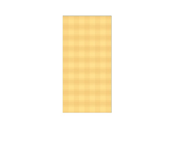 Painel De Festa Vertical 1,00 x 2,00 - Camada Xadrez Amarelo 032