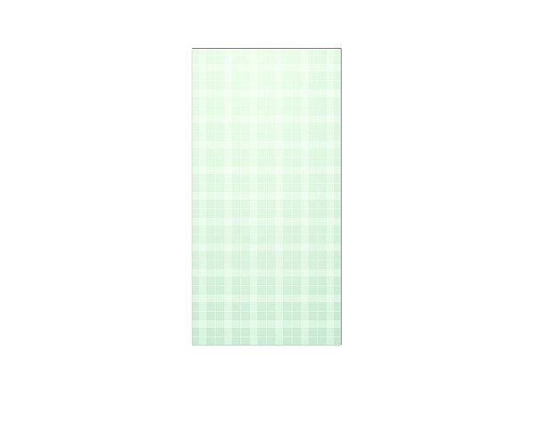 Painel De Festa Vertical 1,00 x 2,00 - Xadrez Degradê Verde Suave 055