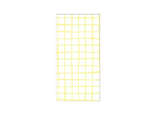 Painel De Festa Vertical 1,00 x 2,00 - Estampa Grid Quadriculado Amarelo 064
