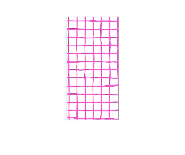 Painel De Festa Vertical 1,00 x 2,00 - Estampa Grid Quadriculado Rosa 074