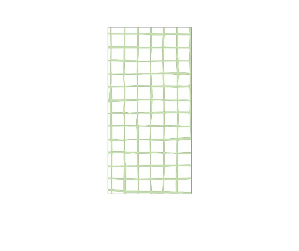 Painel De Festa Vertical 1,00 x 2,00 - Estampa Grid Quadriculado Verde 078