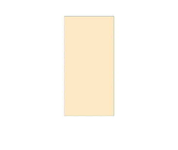 Painel De Festa Vertical 1,00 x 2,00 - Cores Amarelo Pastel Bege Liso 082