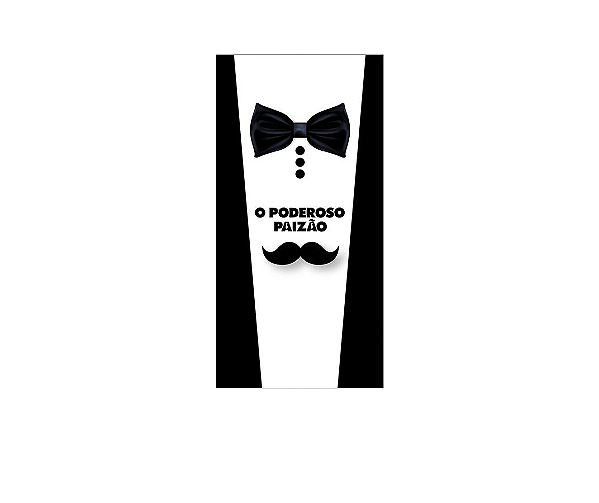 Painel De Festa Vertical 1,00 x 2,00 - Dia dos Pais O Poderoso Paizão 019