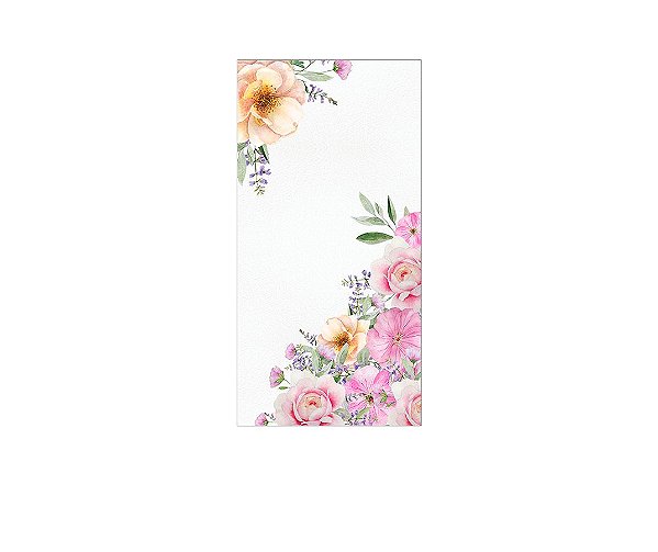 Painel De Festa Vertical 1,00 x 2,00 - Dia das Mães Floral 088