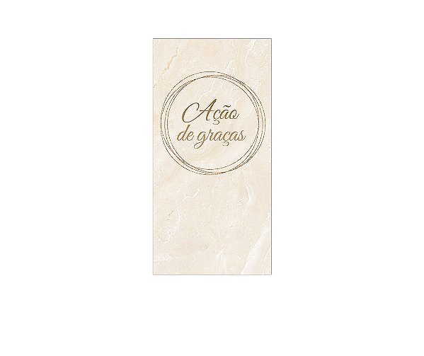 Painel De Festa Vertical 1,00 x 2,00 - Ação de Graças Bege Frame Dourado 122