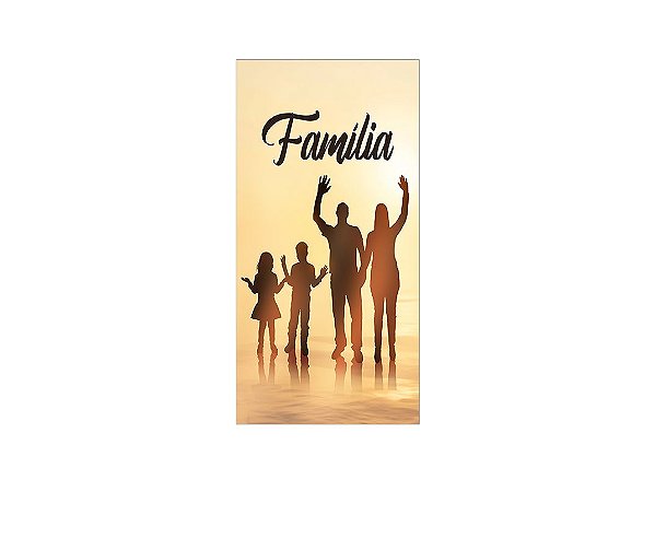 Painel De Festa Vertical 1,00 x 2,00 - Família Silhuetas Dourado 124