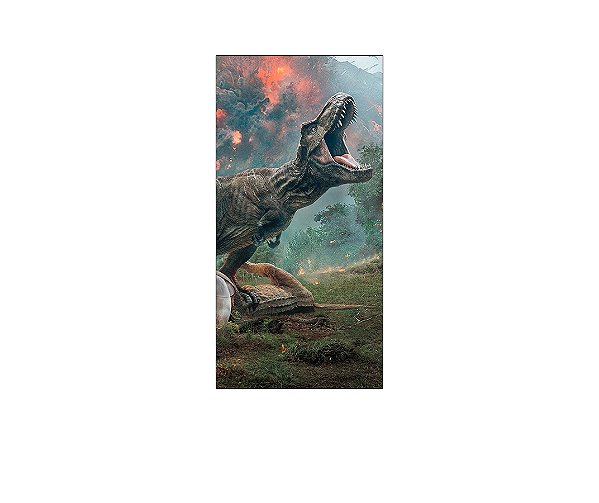 Painel De Festa Vertical 1,00 x 2,00 - Dinossauro Rex 014