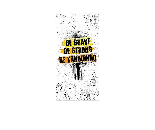 Painel De Festa Vertical 1,00 x 2,00 - Frase Academia Amarelo 011