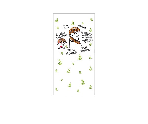 Painel De Festa Vertical 1,00 x 2,00 - Orgulho Nordestino Flork 016