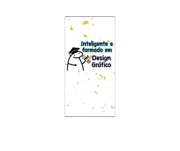 Painel De Festa Vertical 1,00 x 2,00 - Flork Formatura Design Gráfico 020