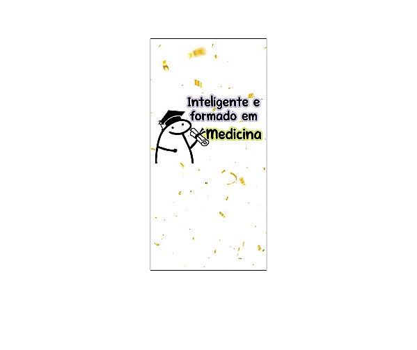 Painel De Festa Vertical 1,00 x 2,00 - Flork Formatura Medicina 023
