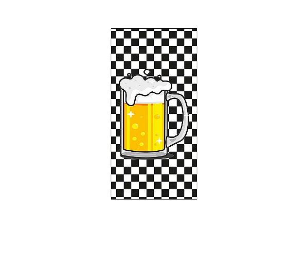 Painel De Festa Vertical 1,00 x 2,00 - Flork Cerveja Beer 024