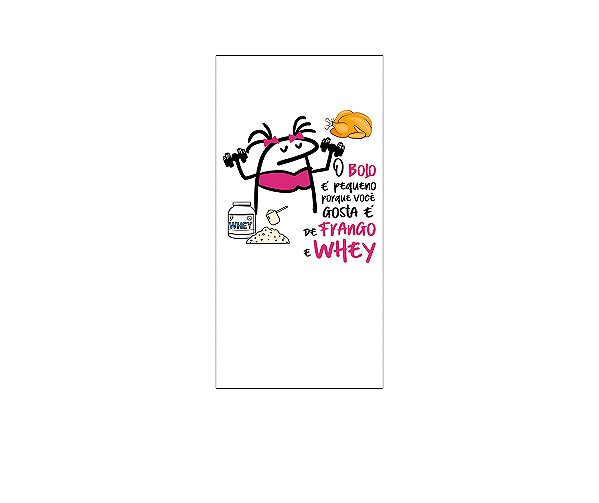 Painel De Festa Vertical 1,00 x 2,00 - Academia Flork Maromba 026