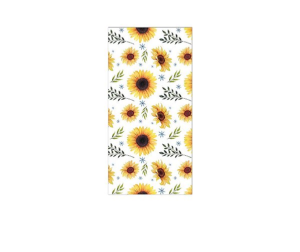 Painel De Festa Vertical 1,00 x 2,00 - Flores de Girassol 005