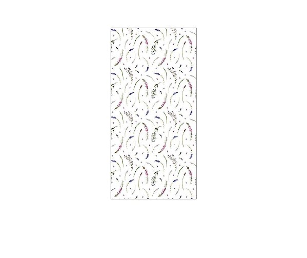 Painel De Festa Vertical 1,00 x 2,00 - Flores de Lavanda 018