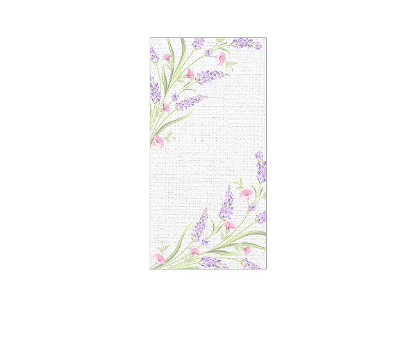Painel De Festa Vertical 1,00 x 2,00 - Flores de Lavanda Aquarela 058