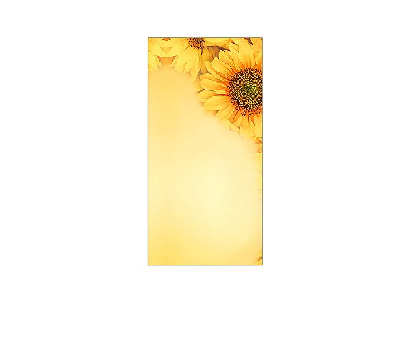 Painel De Festa Vertical 1,00 x 2,00 - Flor de Girassol 106