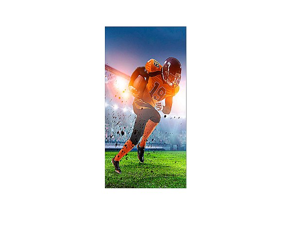 Painel De Festa Vertical 1,00 x 2,00 - Jogador de Futebol Americano 013