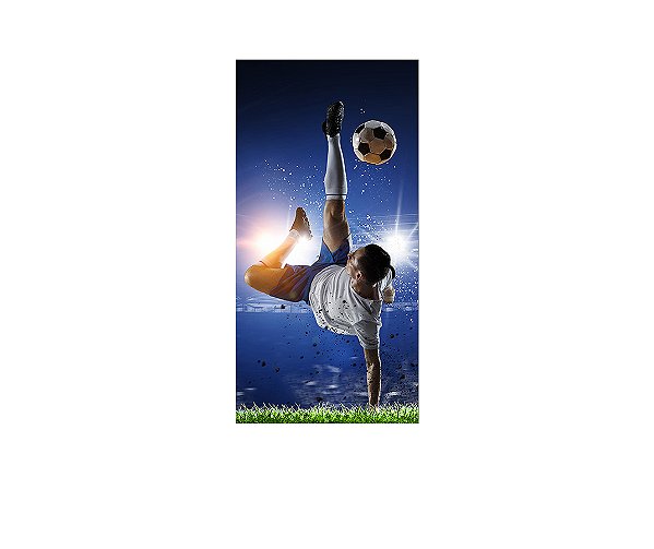 Painel De Festa Vertical 1,00 x 2,00 - Jogador de Futebol 026