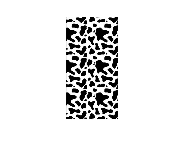 Painel De Festa Vertical 1,00 x 2,00 - Estampa Vaquinha 076