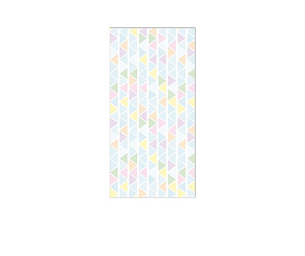 Painel De Festa Vertical 1,00 x 2,00 - Efeito Geométrico Triangulares Candy 018