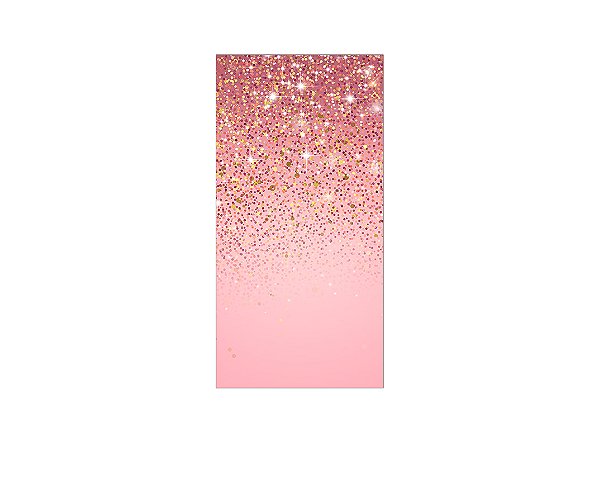 Painel De Festa Vertical 1,00 x 2,00 - Efeito Glitter Rosa 002