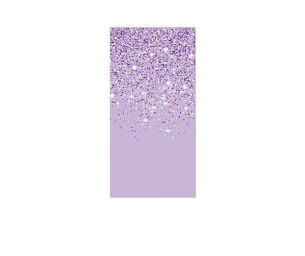 Painel De Festa Vertical 1,00 x 2,00 - Efeito Glitter Lilás 016