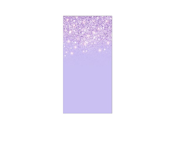Painel De Festa Vertical 1,00 x 2,00 - Efeito Glitter Lilás 047