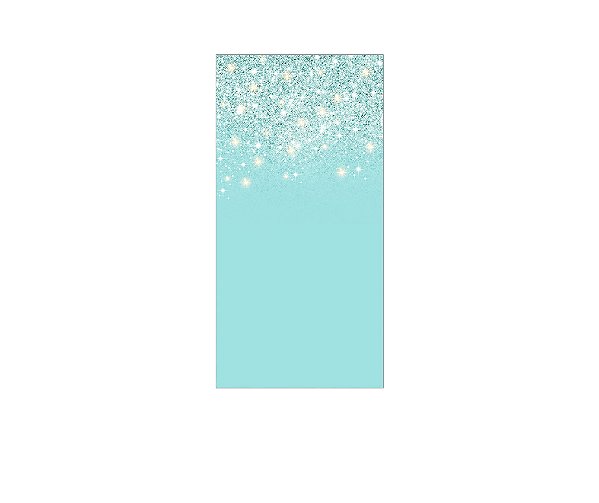 Painel De Festa Vertical 1,00 x 2,00 - Efeito Glitter Azul Esverdeado 052