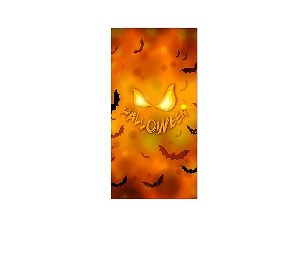 Painel De Festa Vertical 1,00 x 2,00 - Halloween Olhos de Fantasmas 047