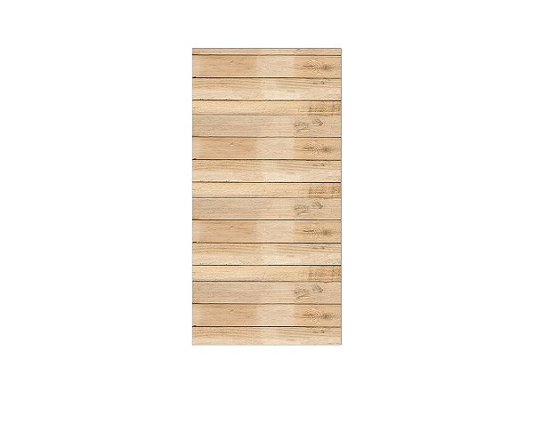 Painel De Festa Vertical 1,00 x 2,00 - Efeito Ripas de Madeira Bege Médio 008