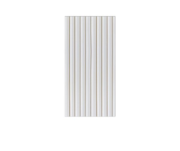 Painel De Festa Vertical 1,00 x 2,00 - Efeito Ripas de Madeira Branco 010