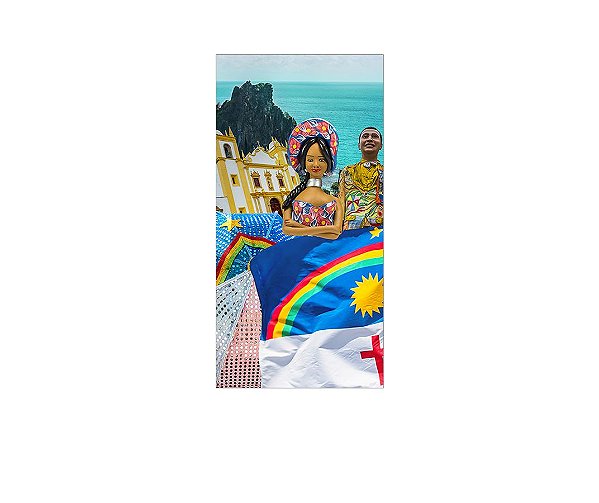 Painel De Festa Vertical 1,00 x 2,00 - Pernambuco Baía dos Porcos 009