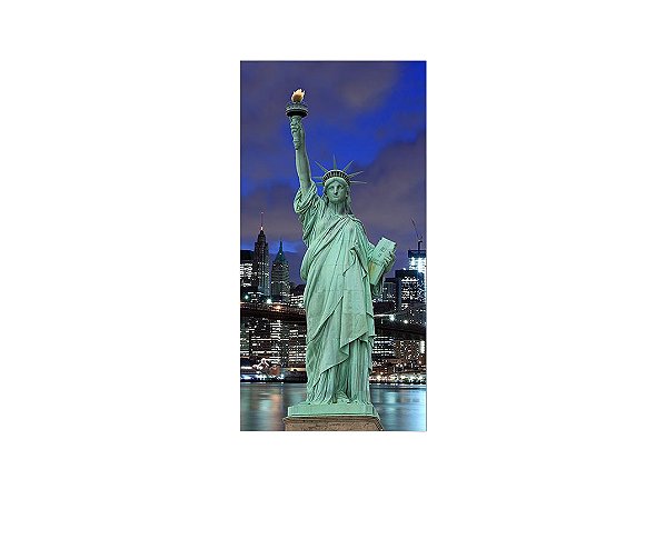 Painel De Festa Vertical 1,00 x 2,00 - Nova York Realista 014