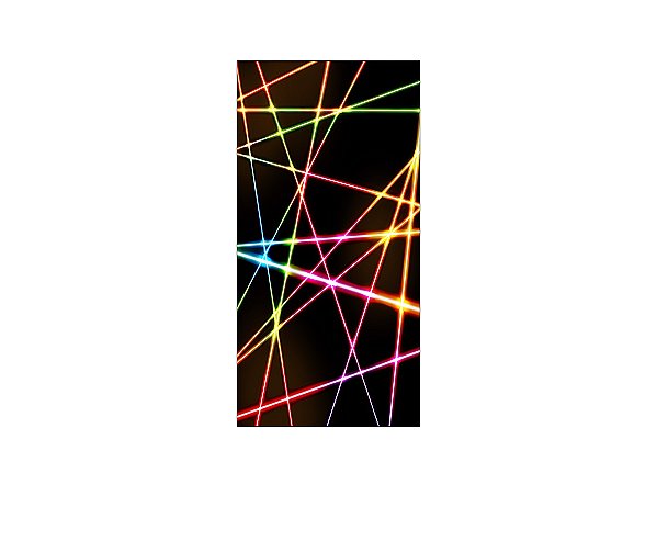 Painel De Festa Vertical 1,00 x 2,00 - Riscos Coloridos Efeito Neon 001