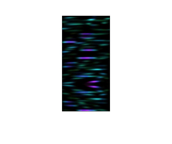 Painel De Festa Vertical 1,00 x 2,00 - Preto com Riscos Efeito Neon 007