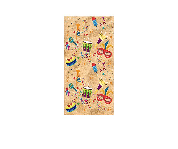 Painel De Festa Vertical 1,00 x 2,00 - Carnaval Folia Elementos 007
