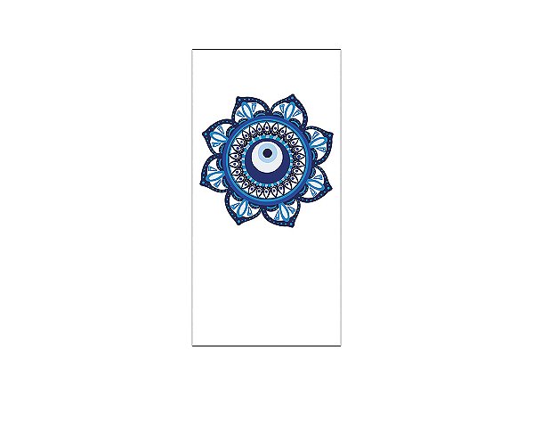 Painel De Festa Vertical 1,00 x 2,00 - Mandala Olho Grego 002