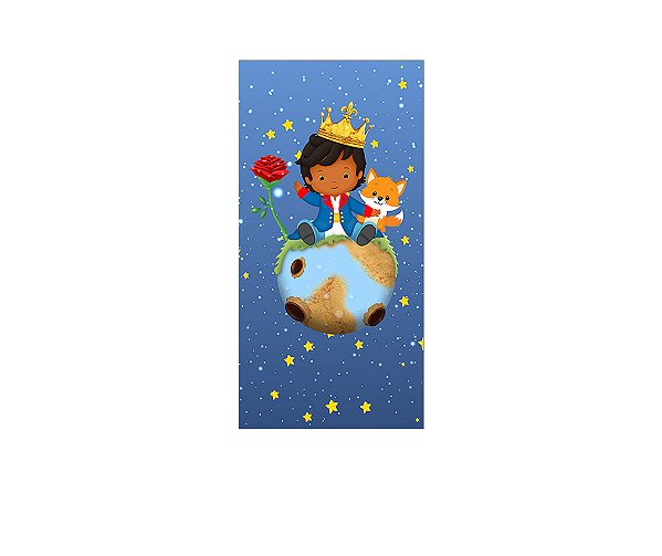 Painel De Festa Vertical 1,00 x 2,00 - Pequeno Príncipe Cute 003
