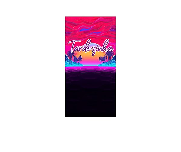 Painel De Festa Vertical 1,00 x 2,00 - Tardezinha Retro 009