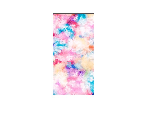 Painel De Festa Vertical 1,00 x 2,00 -  Tie Dye Candy Colors 003