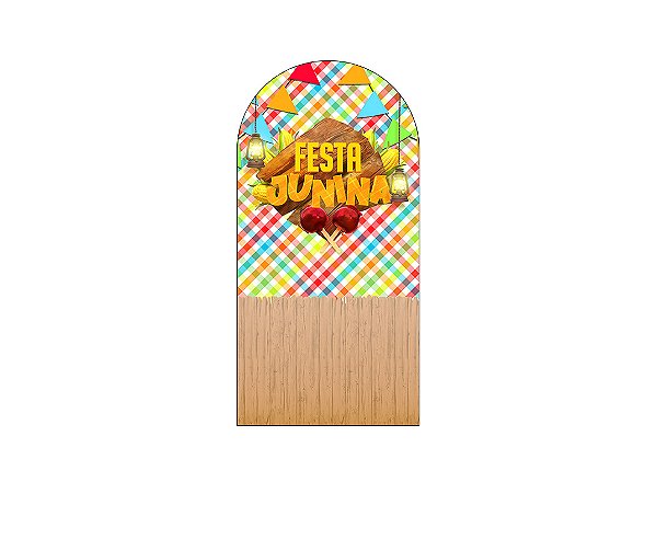 Painel De Festa Romano 1,00x2,00- Festa Junina Frame Girassol 048