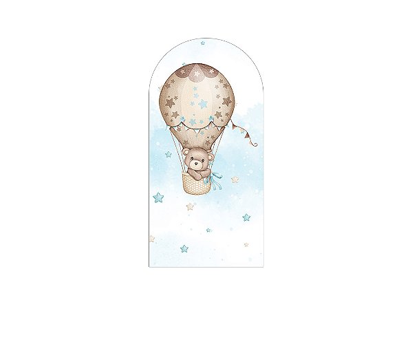 Painel De Festa Romano 1,00x2,00- Balão Azul 007