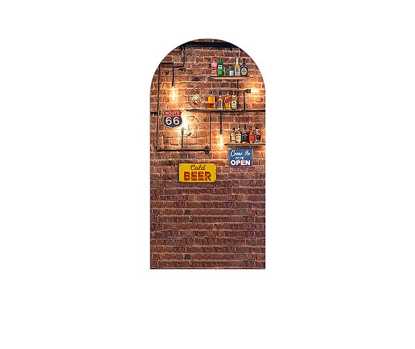 Painel De Festa Romano 1,00x2,00- Boteco Bar Chique Clean 008