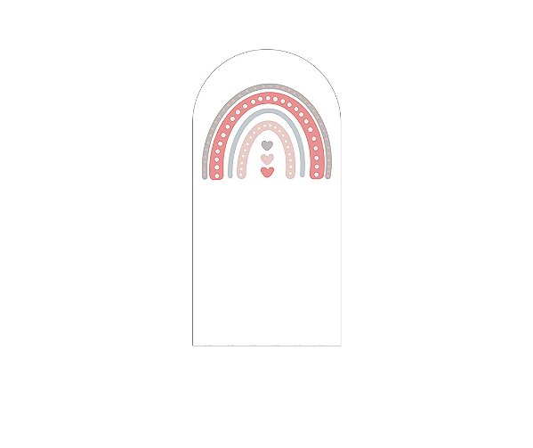 Painel Romano Veste Fácil 1,00x2,00 -  Arco Iris Boho 010